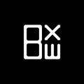 BXW letter logo creative design with vector graphic, BXW Royalty Free Stock Photo
