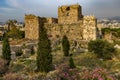 Byblos Archaeological Site, Crusader Fort, Lebanon Royalty Free Stock Photo