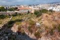 BYBLOS, LEBANON - AUGUST 15, 2014: View of the ruins of the historic city of Byblos. Royalty Free Stock Photo