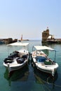 Byblos small harbour, on the mediterranee, Lebanon Royalty Free Stock Photo