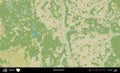 Bychau District, Belarus. Topographic Humanitarian Royalty Free Stock Photo