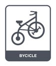 bycicle icon in trendy design style. bycicle icon isolated on white background. bycicle vector icon simple and modern flat symbol Royalty Free Stock Photo