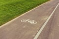 Bycicle road sign