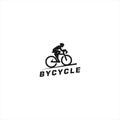Bycycle Logo Design Template idea Royalty Free Stock Photo