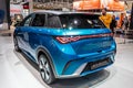 BYD Dolphin electric car at the IAA Mobility 2023 motor show in Munich, Germany - September 4, 2023