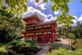 Byodo-In Buddhist Japanese Temple oahu hawaii Royalty Free Stock Photo