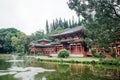 Byodo-in Buddhist Temple, island Oahu, Hawaii Royalty Free Stock Photo