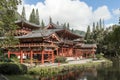 Byodo-In Japanese Buddhist Temple in Oahu, Hawaii Royalty Free Stock Photo