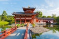 Byodo-in Phoenix Hall is a Buddhist temple in the city of Uji in Kyoto Prefecture, Japan Royalty Free Stock Photo