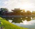 Byodo-in (Phoenix Hall) is a Buddhist temple in the city of Uji in Kyoto Prefecture, Japan Royalty Free Stock Photo