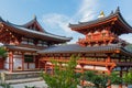 Byodo-in (Phoenix Hall) is a Buddhist temple in the city of Uji in Kyoto Prefecture, Japan Royalty Free Stock Photo