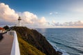 Byrong Bay lighthouse at sunrise Royalty Free Stock Photo