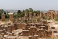 Byrsa in Carthage Tunisia. Urban Phases of the hill of Byrsa Royalty Free Stock Photo