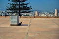 Byrsa Hill, Carthage, Tunisia. Quote Arab writer on the monument. Translation: in the 11th century El Bekri wrote: