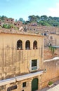 Bystreet in old town on the castle in Tossa de Mar Royalty Free Stock Photo