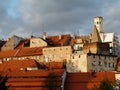 BYSTRZYCA KLODZKA,SILESIA,POLAND-Panorama of Old Town