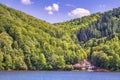 Bystrzyckie lake in zagorze slaskie in Poland Royalty Free Stock Photo