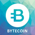 Bytecoin BCN criptocurrency vector logo