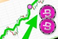 Bytecoin going up; Bytecoin BCN cryptocurrency price up; flying rate up success growth price chart