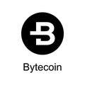 bytecoin icon. Element of currency for mobile concept and web apps. Detailed bytecoin icon can be used for web and mobile. Premium