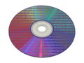 Bytes on computer cd Royalty Free Stock Photo