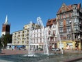 BYTOM Fountain in the city square [rynek],Silesia,Poland