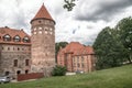 Bytow teutonic castle on Kashubia, Poland Royalty Free Stock Photo
