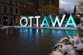 Byward Market Sign of Ottawa Royalty Free Stock Photo