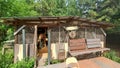 Off grid cabin in the woods