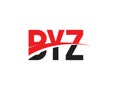 BYZ Letter Initial Logo Design Vector Illustration