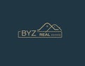 BYZ Real Estate and Consultants Logo Design Vectors images. Luxury Real Estate Logo Design