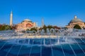 Byzantine architecture of the Hagia Sophia Royalty Free Stock Photo