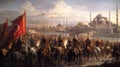 Byzantine Brilliance: Magnificent Constantinople in 17th Century Artistry