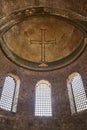 Byzantine church apse in Istanbul. Aya Irini. Topkapi palace. Turkey Royalty Free Stock Photo