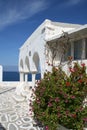 Byzantine church detail - Paros Island, Greece Royalty Free Stock Photo