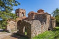 Byzantine church in medieval city of Mystras Royalty Free Stock Photo