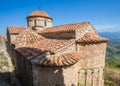 Byzantine church in medieval city of Mystras Royalty Free Stock Photo