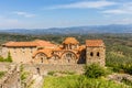 Byzantine church in medieval city of Mystras Royalty Free Stock Photo