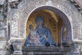 Byzantine icon of Virgin Mary in Athens, Greece. Royalty Free Stock Photo