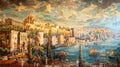 Byzantine Majesty: Vivid Portrait of Ancient City in Year 0