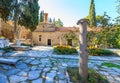 Byzantine monastery in Kaisariani, Athens Royalty Free Stock Photo