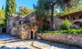 Byzantine monastery in Kaisariani, Athens Royalty Free Stock Photo