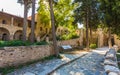 Byzantine monastery in Kaisariani, Athens Royalty Free Stock Photo