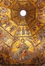Byzantine mosaic in baptistery in Florence Royalty Free Stock Photo