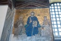 Byzantine mosaic showing Jesus Christ