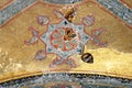 Byzantine mosaics in Hagia Sofia Royalty Free Stock Photo