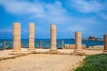 Byzantine period on Mediterranean coast Royalty Free Stock Photo