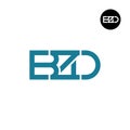 BZD Logo Letter Monogram Design Royalty Free Stock Photo