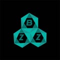 BZZ creative minimalist letter logo. BZZ unique vector initials alphabet letter logo design Royalty Free Stock Photo
