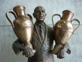 BÃÂ©la Guttmann statue Benfica Lisboa Estadio de Luz